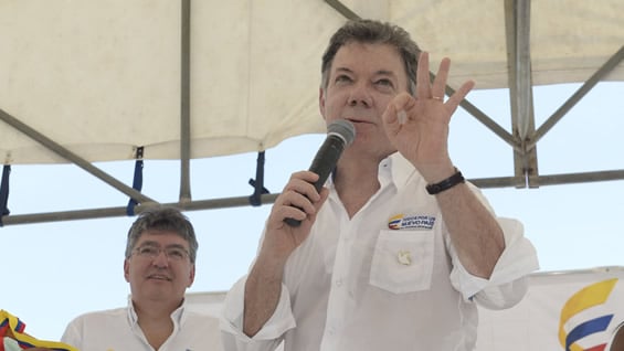 Juan Manuel Santos, presidente de Colombia. Foto: Presidencia.