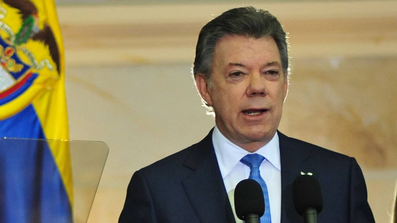 Juan Manuel Santos, presidente de Colombia. Foto: SIG.