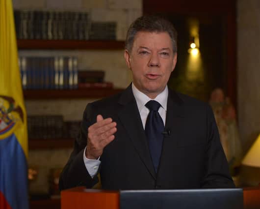 Juan Manuel Santos, presidente de Colombia. Foto: oficial.