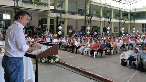 Juan Manuel Santos, presidente de Colombia. Foto: Presidencia de la República.