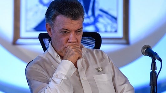 Juan Manuel Santos. Foto: AFP