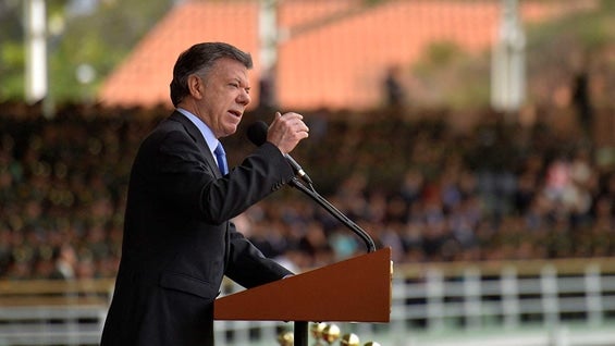 Juan Manuel Santos, presidente de Colombia. Foto: Presidencia de la República.