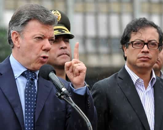 Según fuentes de la Presidencia, el objetivo de Santos es "preservar la institucionalidad". Foto: AFP