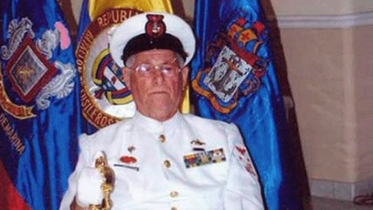 Sargento mayor de Infantería de Marina, Martín Pérez Garcés. (Q.E.P.D.) Foto: archivo particular.