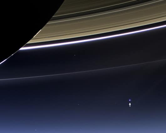 La imagen fue tomada con una cámara de los 90. Foto: Nasa