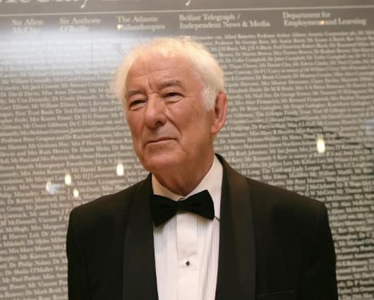 Seamus Heaney. Foto: AFP