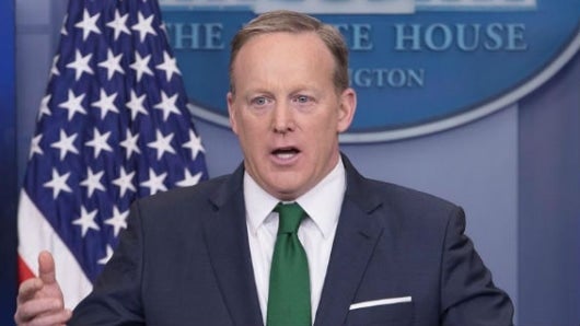 Sean Spicer, secretario de prensa de la Casa Blanca. Foto: EFE