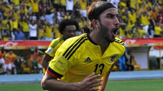 Sebastián Pérez, centrocampista colombiano. Foto: AFP.