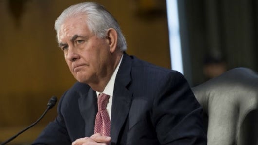 Rex Tillerson, Secretario de Estado delegado por Donald Trump y exgerente de Exxon Mobil. Foto Agencia AFP