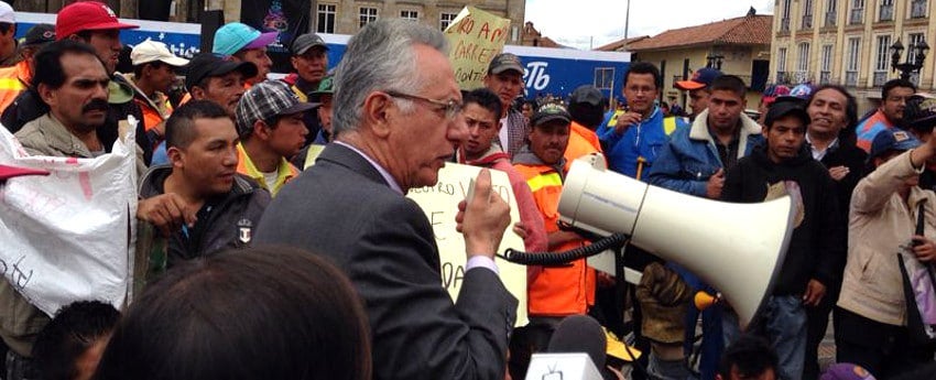 Guillermo Alfonso Jaramillo, secretario de Gobierno de Bogotá. Foto: Gerardo Ochoa.
