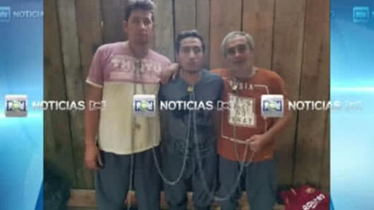 Equipo periodístico ecuatoriano secuestrado. Foto: NoticiasRCN.com