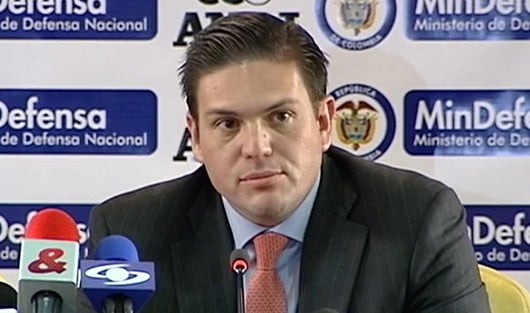 Juan Carlos Pinzón, ministro de Defensa.