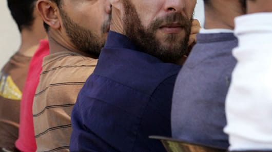Según los capturados, estaban en una misión diplomática. Foto: AFP