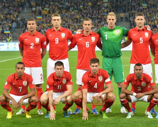 La selección de Inglaterra comparte grupo con Italia, Uruguay y Costa Rica. Foto: AFP