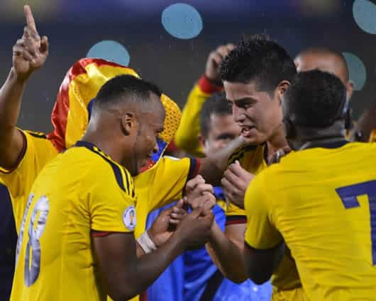 La selección Colombia es quinta con 1.180 puntos. Foto: AFP