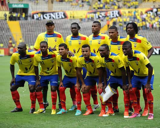 La baja más sensible de Ecuador será el fallecido Cristian Benítez. Foto: AFP