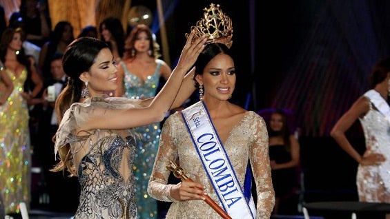 Andrea Tovar Velásquez, nueva señorita Colombia. Foto: EFE.