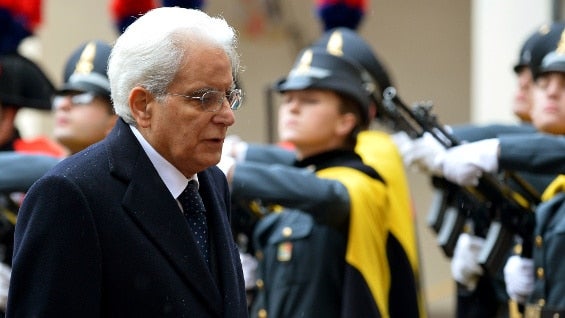 Sergio Mattarella, nuevo presidente italiano. Foto AFP