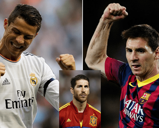 "Hay que darle el 'Balón de Oro' al mejor futbolista del momento", afirmó Sergio Ramos. Foto: AFP