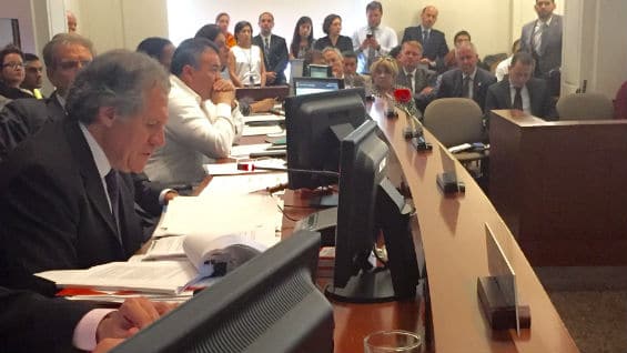 Luis Almagro, secretario General de la OEA. Foto @Almagro_OEA2015