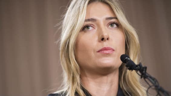 Sharapova está suspendida temporalmente por la Federación Internacional de Tenis. Foto Agencia AFP