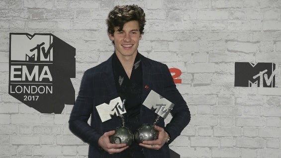 Shawn Mendes fue el gran ganador de los MTV EMA 2017
