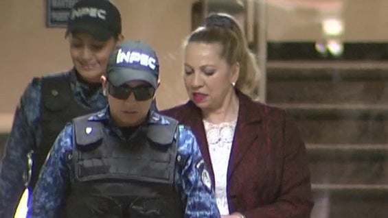 Silvia Gette a la llegada al juicio oral de este viernes. Foto: NoticiasRCN