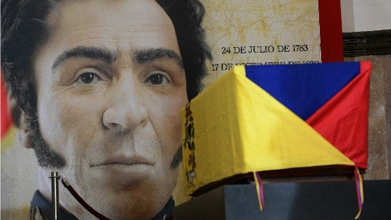 El libertador Simón Bolívar. Foto: AFP.
