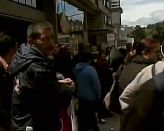 Los manifestantes aseguran que no se moverán hasta que el Ministerio de Salud los escuche.