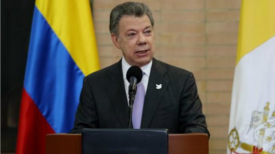 Juan Manuel Santos, presidente de Colombia. Foto: EFE.