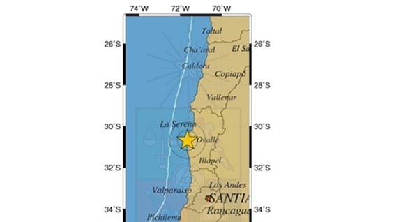 Foto: Centro Sismológico Nacional de la Universidad de Chile.