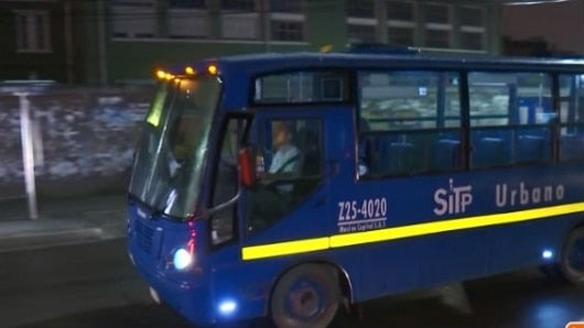 El hecho se registró sobre las 7:30 p.m.