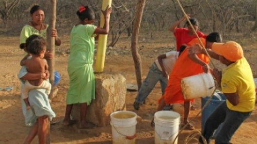 La situación de los indígenas wayúu ha empeorado la sequía de los primeros meses del año. Foto: Noticias RCN.
