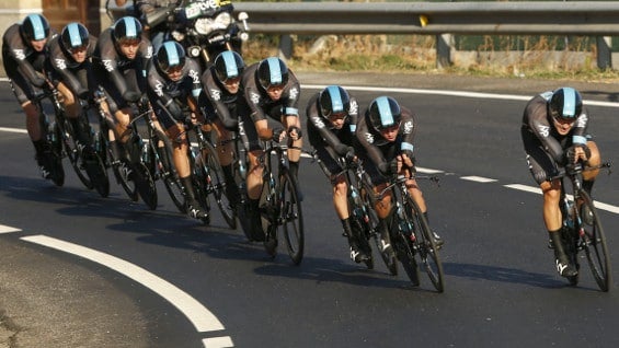 Equipo Sky. Foto: EFE