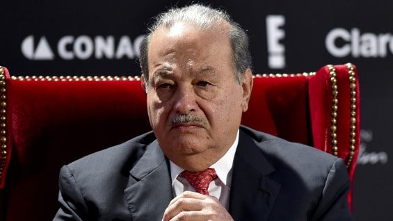 Carlos Slim, multimillonario empresario mexicano. Foto: AFP.