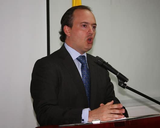 El superintendente de Sociedades, Luis Guillermo Vélez. Foto: oficial