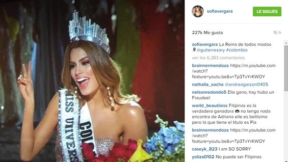 Foto: sofiavergara (Instagram)