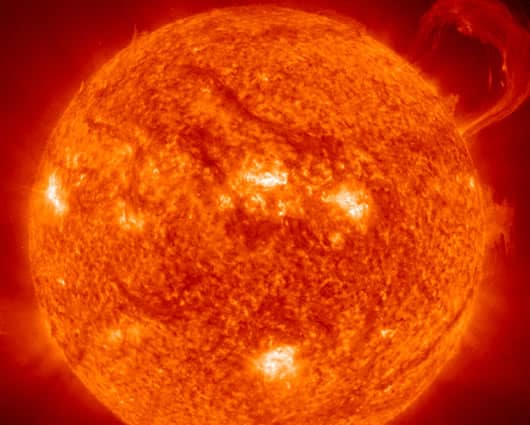 La inversión de polaridad ocurre en la culminación de cada ciclo solar. Foto: NASA.