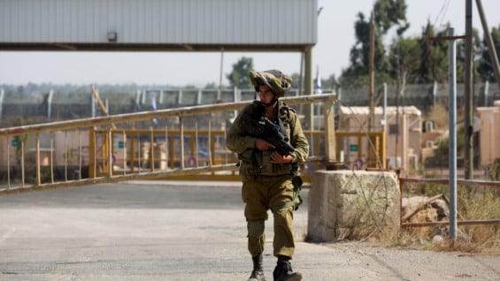 Soldado israelí en la región del Golan. Foto: AFP