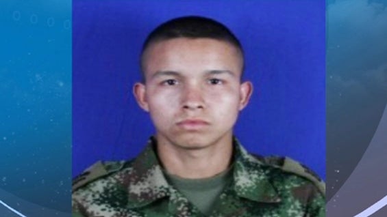 Huber García Noguera, soldado muerto en combate. Foto: Noticias RCN.