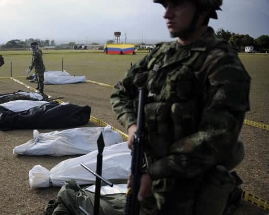 El hecho se habría originado en un altercado entre dos militares. Foto: AFP