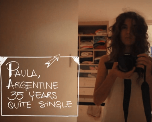 Paula Schargorodsky en su documental "35 and single". Foto: Oficial