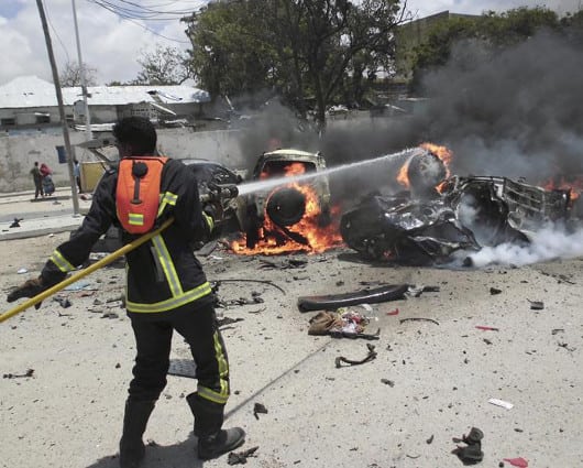 El grupo Al Shabab, la milicia islámica más activa de Somalia, reivindicó el ataque. Foto: EFE
