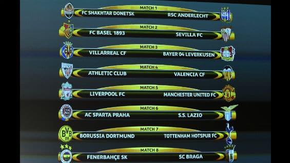 Liverpool y Manchester United protagonizarán uno de los duelos más llamativos en los octavos de final de la UEFA Europa League. Foto Agencia AFP