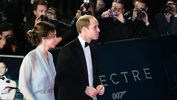 Los duques de Cambridge, el príncipe Guillermo y su esposa Catalina. Foto: EFE.