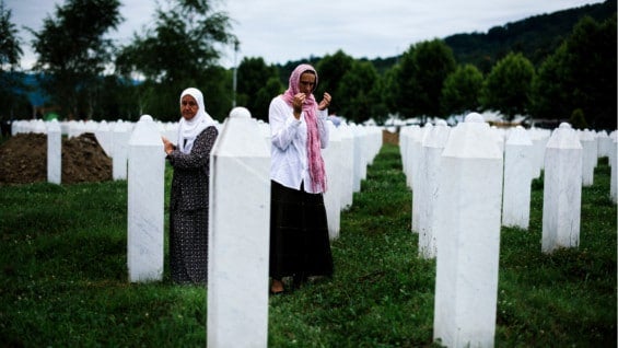 Centro Memorial de Potocari. Foto: AFP