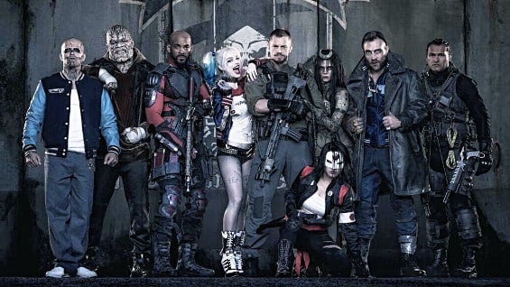 El equipo de Suicide Squad que saldrá en la película de agosto.