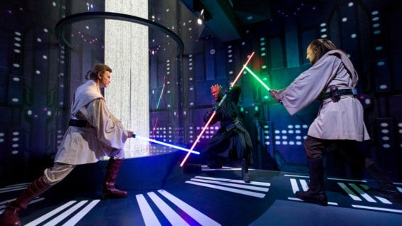 Escena de Star Wars en un museo de Inglaterra. Foto: AFP