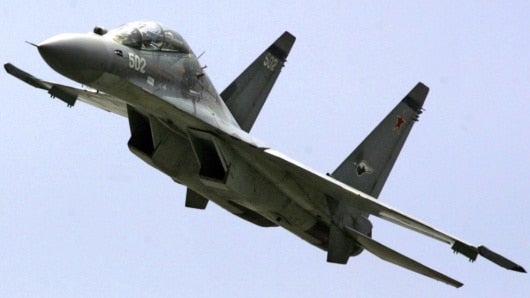 Sukhoi SU-30 venezolano. Foto: AFP
