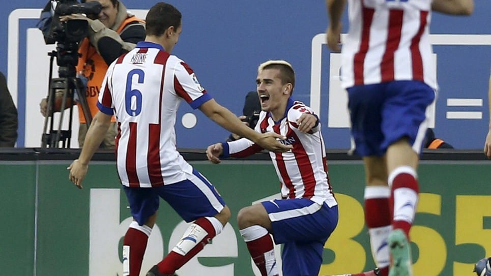 Partido correspondiente a la decimoséptima jornada de la Liga BBVA, disputado en el estadio Vicente Calderón. EFE